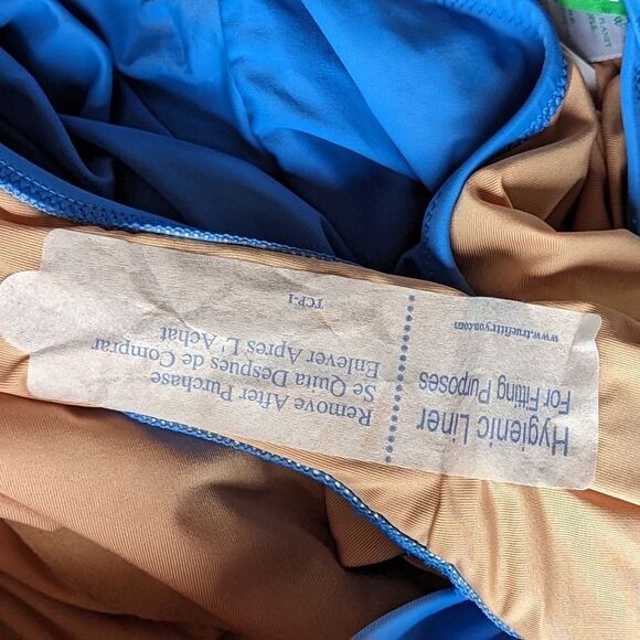 J. Crew Plus Size Ruched One Shoulder One Piece Swimsuit sz 18 NWT Sail - Picture 11 of 13